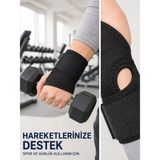 Hatıra Kutusu El Bilekliği Başparmak Destekli Ayarlanabilir Bilek Sargısı Sporcu Bilek Bandajı Ayarlanabilir El Bilek Bandajı Başparmak Geçişli Bilek Desteği Günlük ve Spor Kull - Lisinya