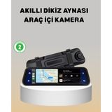 Hatıra Kutusu Gece Görüşlü Araç Dikiz Aynası Kamera Park Monitörlü - Lisinya
