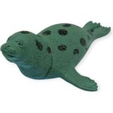 Hatıra Kutusu Hayvan Figürleri - Deniz Hayvanları 12 cm - Fok (Lisinya)