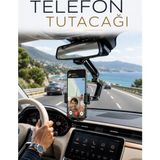 Hatıra Kutusu Katlanabilir Araç Telefon Tutucu Dikiz Aynasına Monte Telefon Standı - Lisinya