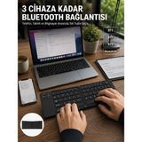 Hatıra Kutusu Katlanır Bluetooth Klavye Telefon Tablet Laptop Uyumlu Kablosuz Klavye - Lisinya