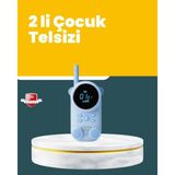 Hatıra Kutusu LCD Ekranlı Çocuk Telsizi – Iki Yönlü Ses, 1-3 Km Çekim Mesafesi ( Lisinya )
