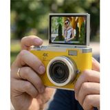 Hatıra Kutusu Profesyonel Çekim Için 48 Mp Dijital Kamera Flip Screen 18X Zoom Uzun Pil Ömrü - Lisinya