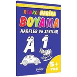 Hatıra Kutusu Renkli Harika Boyama Harfler ve Sayılar (5+Yaş)