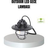 Hatıra Kutusu Retro Kamp Lambası Su Geçirmez Taşınabilir Gece Işığı Uzun Pil Ömürlü ( Lisinya )