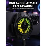 Hatıra Kutusu Rgb Fan Aydınlatmalı Sessiz Çalışan Telefon Soğutucu - Lisinya