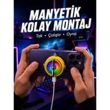 Hatıra Kutusu Şarj Edilebilir Rgb Telefon Soğutucu Oyun Fanı - Lisinya