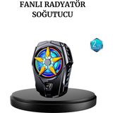 Hatıra Kutusu Şarj Edilebilir Telefon Soğutucu Fan – Taşınabilir, Sessiz ve Güçlü Oyun Soğutucusu ( Lisinya )