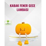 Hatıra Kutusu Silikon Pumpkin Night Light Telefon Tutuculu LED Lamba - Lisinya