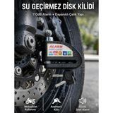 Hatıra Kutusu Suya Dayanıklı 110DB Alarmlı Çelik Disk Kilidi Yeni Nesil - Lisinya