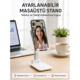 Hatıra Kutusu Taşınabilir Masaüstü Telefon Tutucu Ayarlanabilir Yükseklik Yeni Nesil - Lisinya