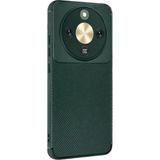 Hatreds Huawei Honor Magic 8 Lite Kılıf Karbon Tasarımlı Kamera Korumalı Darbe Emici Kılıf - Koyu Yeşil