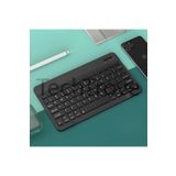 Hatreds Tüm Bilgisayar Ve Tabletlerle Uyumlu İngilizce Q Bluetooth Klavye Mouse Set,MK1SİYAH-KLAVYEMOUSESET1111