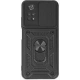 Hatreds Xiaomi Poco M4 Pro 4g Kılıf Kamera Korumalı Darbe Emici Tank Kapak - Siyah