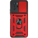 Hatreds Xiaomi Poco X3 Gt Kılıf Kamera Korumalı Darbe Emici Tank Kapak - Kırmızı