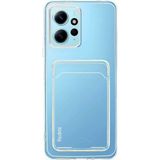 Hatreds Xiaomi Redmi Note 12 4g Kılıf Şeffaf Tasarımlı Kart ve Resim Bömeli Darbe Emici Kapak - Şeffaf