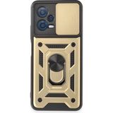 Hatreds Xiaomi Redmi Note 12 5g Kılıf Kamera Korumalı Darbe Emici Tank Kapak - Gold