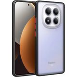 Hatreds Xiaomi Redmi Note 15 Pro Plus 5g Kılıf Buzlu Saydam Yapılı Kamera Korumalı Silikon Kılıf - Siyah
