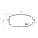 Hattat-hema 3032455 Ön Balata Megane Iv 1.2 Tce-1.5 Dcı 16 18.3x129x58.4 Wva22610 Kmpny 15