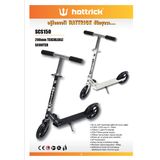 Hattrick SCS 150 8+ Yaş 100 kg Taşıma Kapasiteli Beyaz Scooter