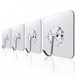 Haus Askı Askılık 5 Adet Güçlü Şeffaf Duvar Askısı Askılığı Yapışkan Vantuz Kanca Mutfak Banyo Aksesuar