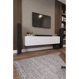 Haus Modüler Best Duvara Monte Tv Ünitesi - Tv Sehpası Düşer Kapaklı Tv Ünitesi Televizyon Sehpası Beyaz