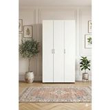 Haus Modüler Mobilya 3 Kapılı Gardırop - Beyaz / Haus1003