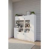 Haus Modüler Mocha 1-2-4 Çok Amaçlı Erzak,kiler,mutfak Dolabı Beyaz