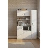 Haus Modüler Mocha 1-4 Çok Amaçlı Erzak,kiler,mutfak Dolabı Beyaz