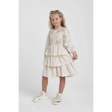 HAUSEkids 5-14 Yaş Berceste Pavlova Kız Çocuk Elbise-Latte