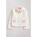 HAUSEkids 5-14 Yaş Love Story Kız Çocuk Ceket-Latte