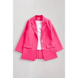 HAUSEkids 9-14 Yaş Magnolia Kız Çocuk Blazer Ceket-Fuşya