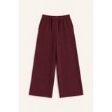 HAUSEkids 9-15 Yaş Premium Palazzo Kız Çocuk Pantolon-Bordo
