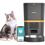 Haustier QQ003 Akıllı Kedi/köpek Otomatik Mama Kabı, App-Wifi ile Uzaktan Kontrol, Öğün Planlama,porsiyon Belirleme,6lt Hazne, Metal Kase Haustier Türkiye Garantili - Siyah