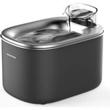 Haustier WF007L Otomatik Kedi Su Sebili, 3.5Lt Geniş Hazne, Bpa Içermez, Metal Üst Tabla, Ultra Sessiz , Siyah