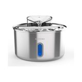 Haustier WF009L-W Pencereli Otomatik Kedi Su Sebili,kedi Su Çeşmesi, Su Pınarı 3.5lt Geniş Hazn