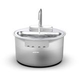 Haustier WF009LS Otomatik Kedi Su Sebili,Kedi Su Çeşmesi, Su Pınarı 3.5Lt Geniş Hazne, Çelik Tabla, Ultra Sessiz, BPA İçermez (Beyaz, 3.5 lt)