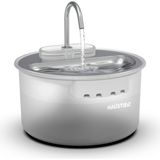 Haustier WF009LS Otomatik Kedi Su Sebili,kedi Su Çeşmesi, Su Pınarı 3.5lt Geniş Hazne, Çelik Tabla, Ultra Sessiz, Bpa Içermez - Şeffaf