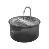 Haustier Wf009ls Siyah , Çelik Üst Tabla , 3.5lt Geniş Bpa İçermez Hazne, Otomatik Kedi Su Sebili,kedi Su Çeşmesi, Su Pınarı siyah
