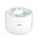 Haustier Wf013 Seramik Otomatik Kedi Su Sebili,Kedi Su Çeşmesi, Su Pınarı 2Lt Geniş Hazne, Ultra Sessiz, Çok Katmanlı Filtrasyon, Seramik Tasar