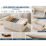 Hauswert 1 Adet Çekmece, Dolap Içi Düzenleyici Çelik Kenar Çerçeve Destekli Yırtılmaz Esnemez Kumaş Hurç - 0 - Siyah - PAPATYA