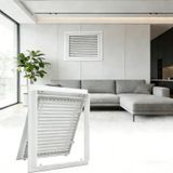 Hava Başlığı Kapağı, 20 x 34 inç HVAC Dönüş Hava Filtresi Izgarası - Beyaz Havalandırma Kapağı, Alçıpan Kanatlı Hava Erişim Paneli, Şunlar için Mükemmel