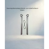 Hava Dayanıklı Çamaşır Askısı 25X60 Cm Balkon Uyumlu