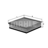 HAVA FILTRESI BMW M42 M43 M44 E36 92-95 MAHLE LX501