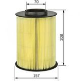 Hava Filtresi Cmax 7 Focus Iı-Iıı 4 1.6tdcı-1.8tdcı-2.0tdcı F0264000136-0986626809 Volvo S40