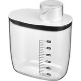 Hava Geçirmez Vakumlu Deterjan Saklama Kabı - Kendinden Ölçekli Vakum Kapaklı Deterjanlık 1200 ml - standart