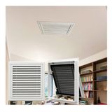 Hava Havalandırma Kapağı, 45,7 x 121,9 cm Alüminyum HVAC Dönüş Hava Filtresi Izgarası - Yan Duvar ve Tavan için Çıkarılabilir Kapı Havalandırma Kapağı, Soğuk Hava Girişi, Beyaz Hava Geri Dönüş