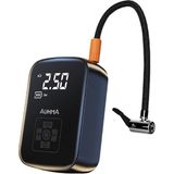 Hava Kompresörü, 150 PSI Dijital Göstergeli Oto Kompresör, Araba, Motosiklet, Bisiklet ve Top İçin, Taşınabilir Şarjlı Kullanım, Fener Işığı, 4000 Mah Batarya, 3 Farklı Başlık (PSI,KPA,BAR,KG/CM²)