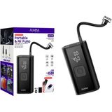 Hava Kompresörü, 150 Psı Dijital Göstergeli Oto Kompresör, Araba, Motosiklet, Bisiklet Ve Top İçin, Taşınabilir Şarjlı Kullanım, Fener Işığı, 4500 Mah Batarya, 3 Farklı Başlık (Psı,K