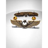 Hava Kuvvetleri Pilot Bröve Antik Sarı 7.5cm